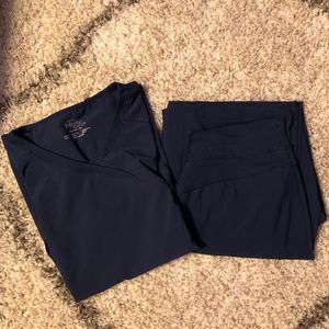 Cherokee Infinity Scrub Top + Bottom in Navy